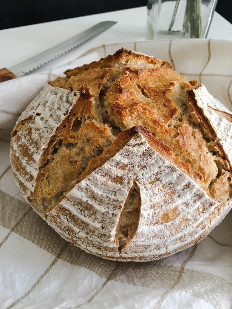 Pan masa madre con psyllium 