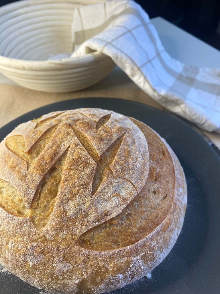 Pan básico de masa madre