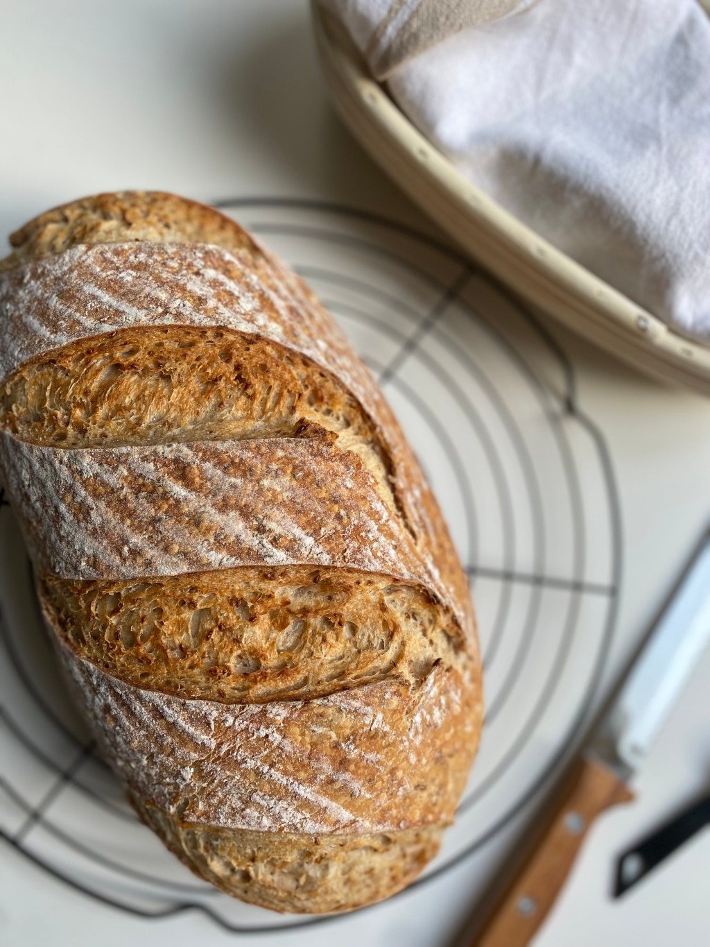Pan de masa madre con&nbsp;psyllium