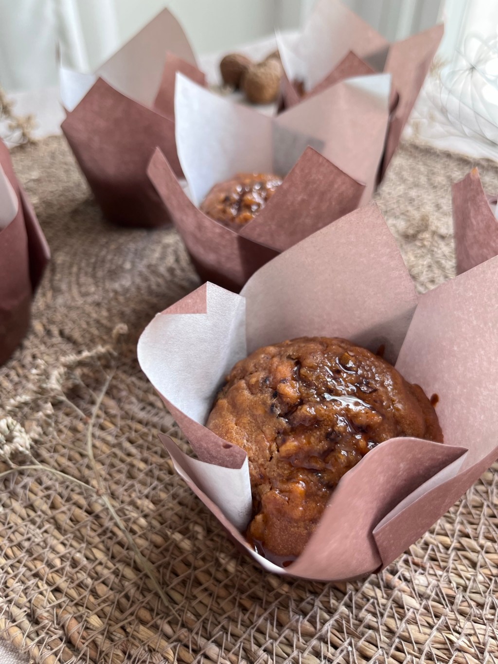 Muffins de tarta de&nbsp;zanahoria