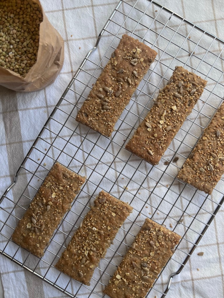 crackers de semillas