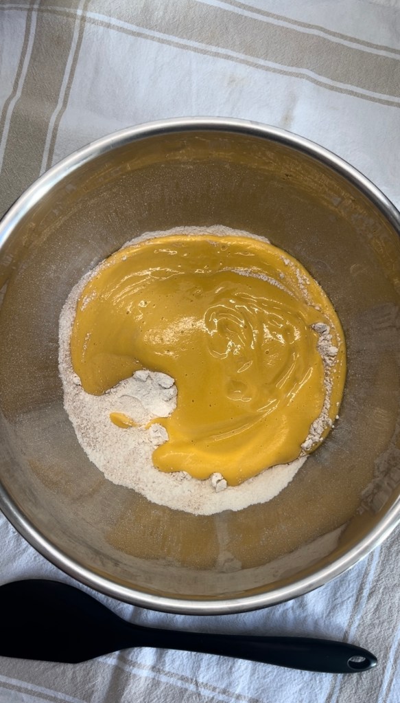 masa de muffins de calabaza