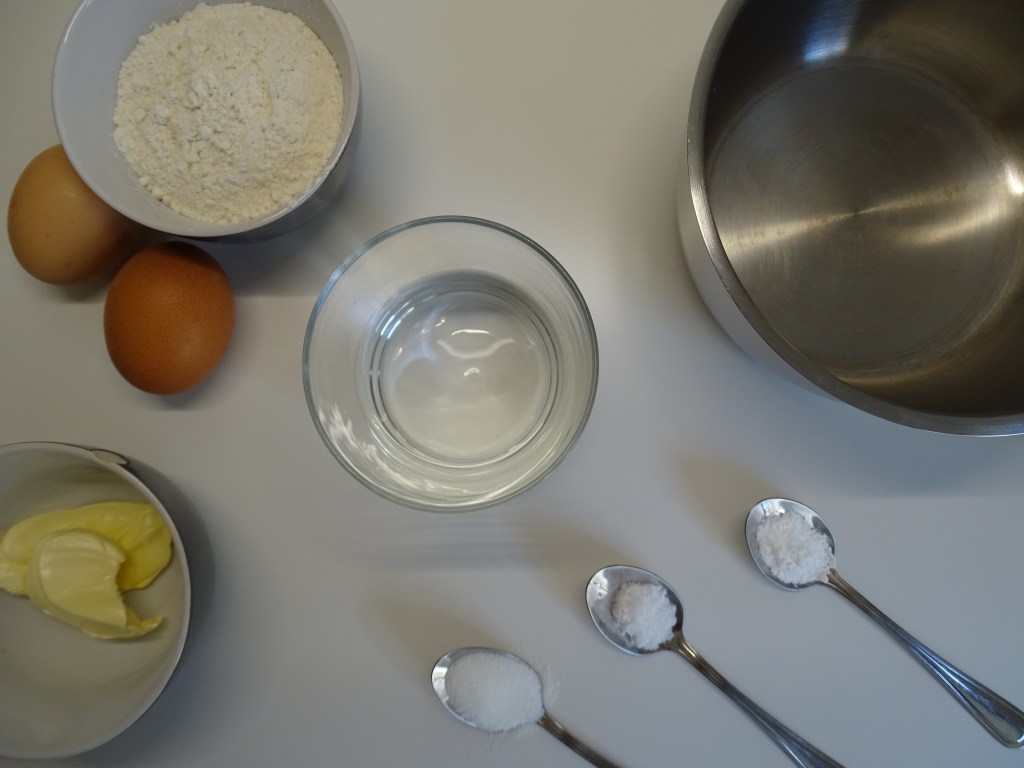 Ingredientes buñuelos de viento