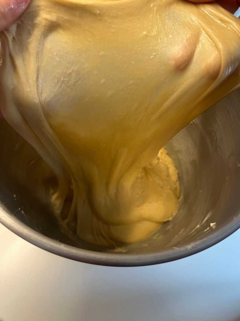 Panetone casero Prueba de la membrana