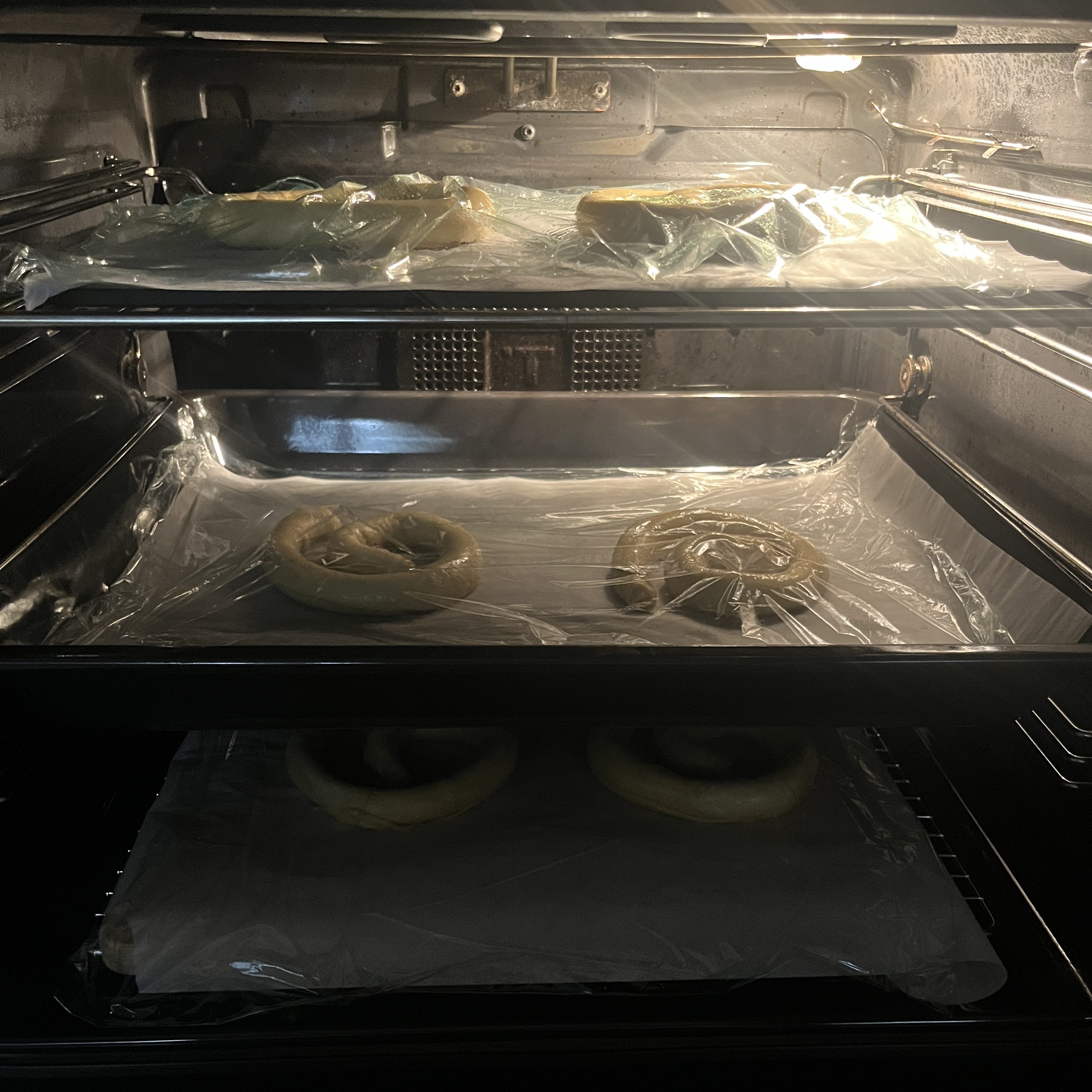 segunda fermentación de ensaimadas