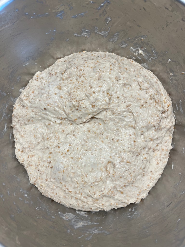 masa de pan a las seis horas del mezclado