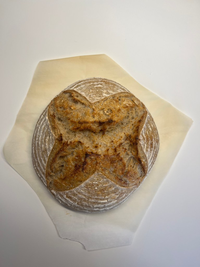 pan redondo horneado